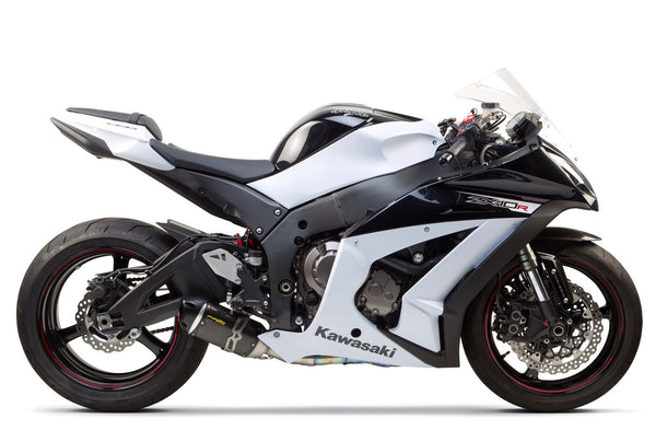 Kawasaki ZX-10R (2011-2015) Shorty S1R 3K Black Carbon Slip-On - Part  Number 005-3910405-S1B