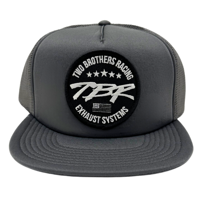 TBR Trucker Hat - Five Star - Gray - Two Brothers Racing